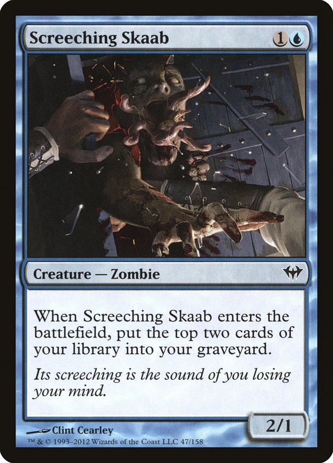 Screeching Skaab 47/158 (Dark Ascension) 