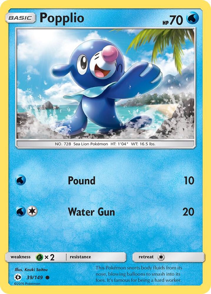 Popplio 39/149 (SM Base Set) 