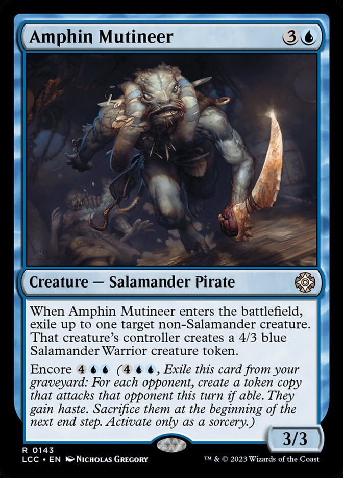 Amphin Mutineer 143/370 (Commander: The Lost Caverns of Ixalan) 