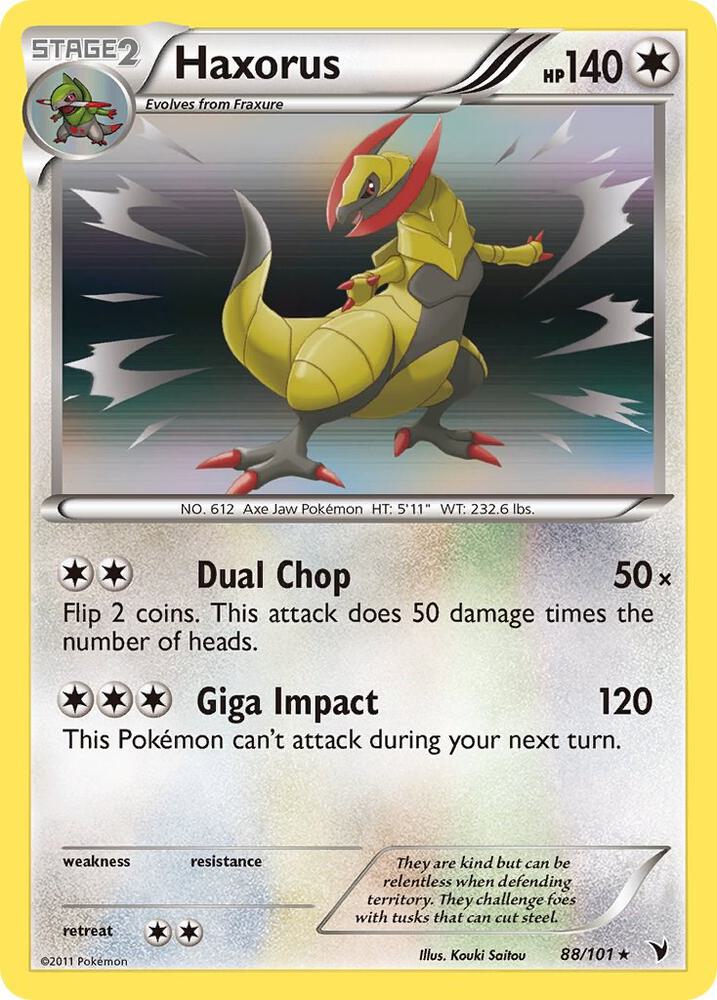 Haxorus 88/101 (Noble Victories)  - Holofoil