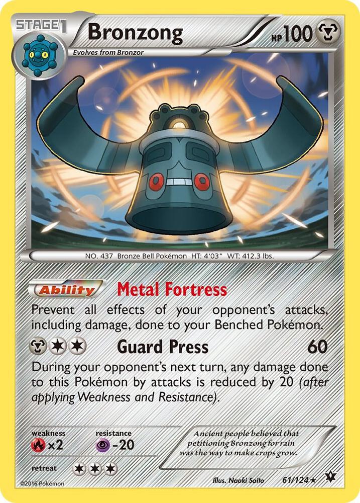 Bronzong 61/124 (XY - Fates Collide) 