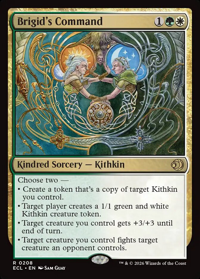 Brigid's Command 208 (Lorwyn Eclipsed)  - Foil