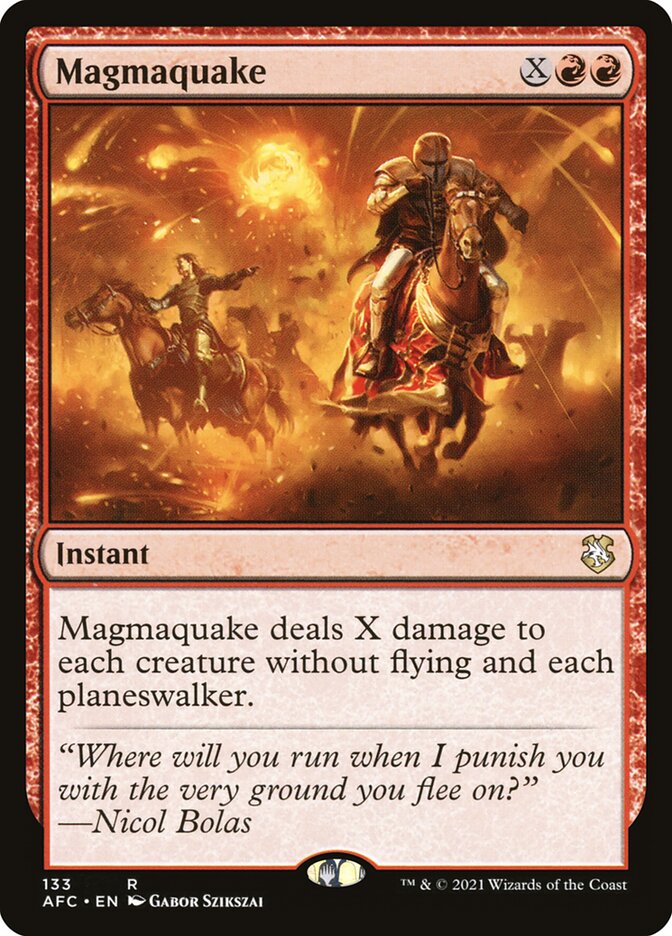 Magmaquake 133/62 (Commander: Adventures in the Forgotten Realms) 