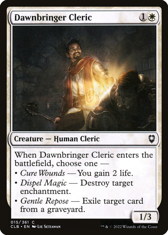 Dawnbringer Cleric 15 (Commander Legends: Battle for Baldur's Gate) 