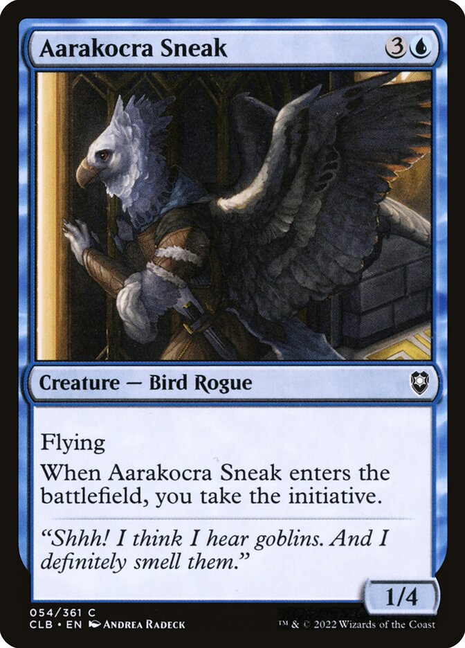 Aarakocra Sneak 54 (Commander Legends: Battle for Baldur's Gate) 