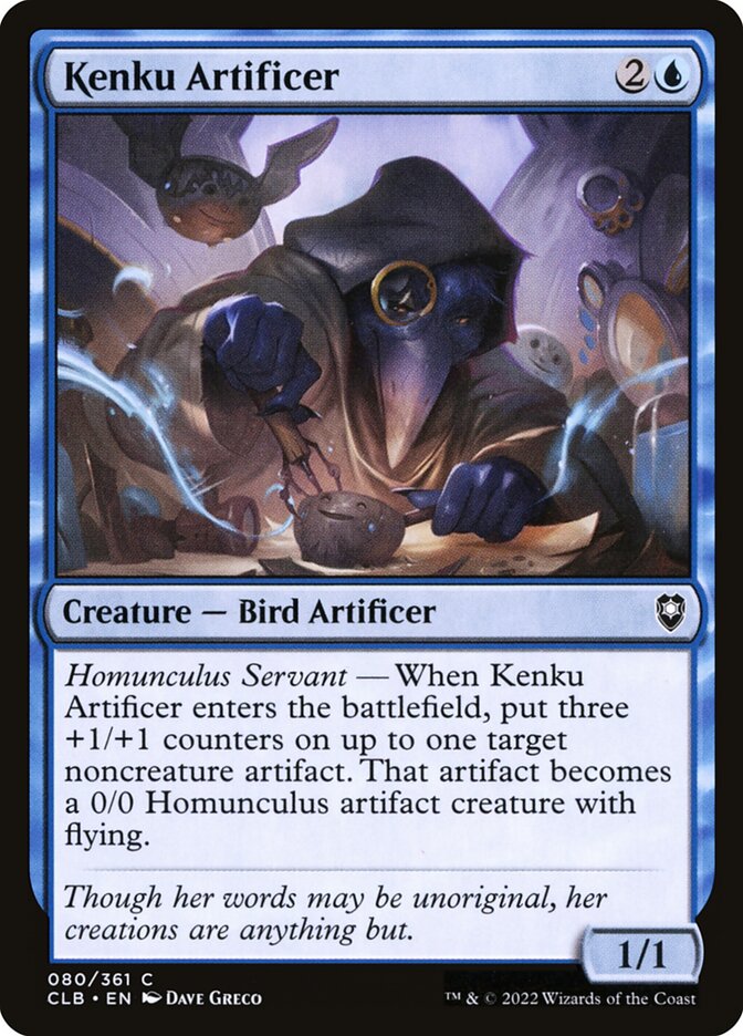 Kenku Artificer 80 (Commander Legends: Battle for Baldur's Gate) 