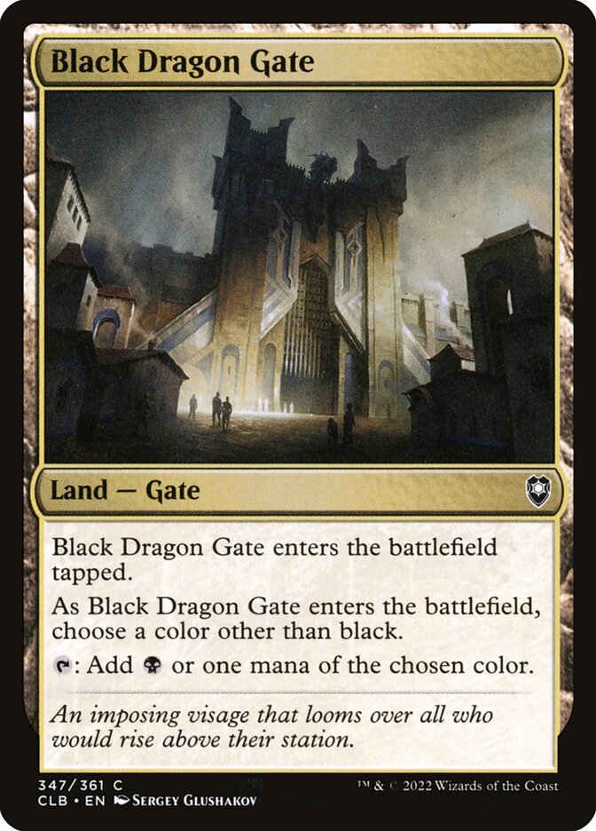 Black Dragon Gate 347 (Commander Legends: Battle for Baldur's Gate) 