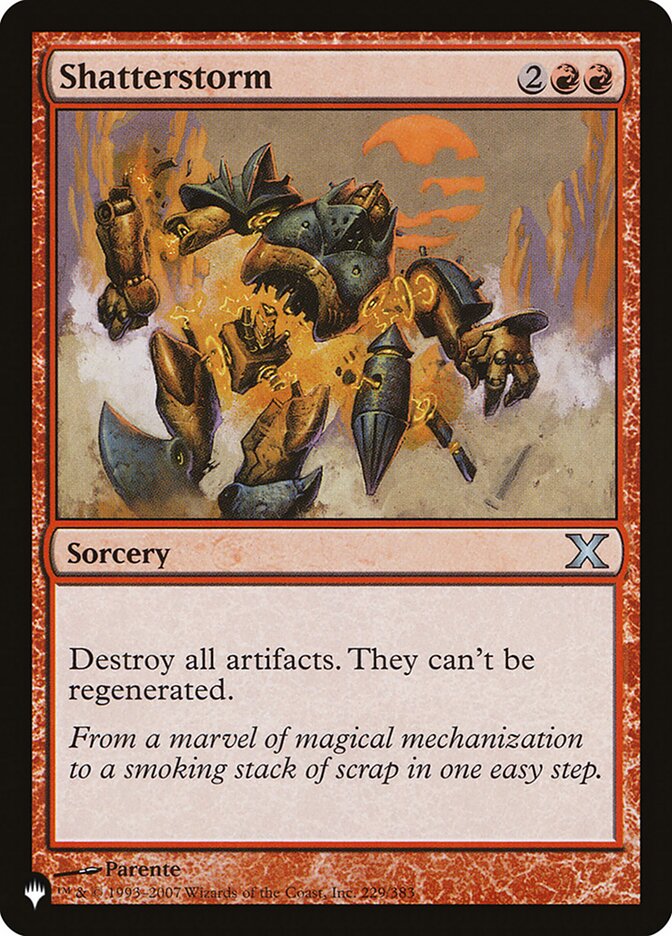 Shatterstorm 229/383 (The List Reprints) 