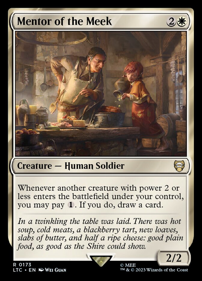 Mentor of the Meek 173/347 (Commander: The Lord of the Rings: Tales of Middle-earth) 
