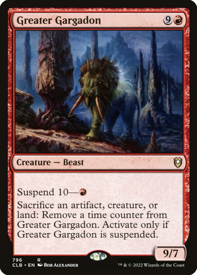 Greater Gargadon 796 (Commander Legends: Battle for Baldur's Gate) 