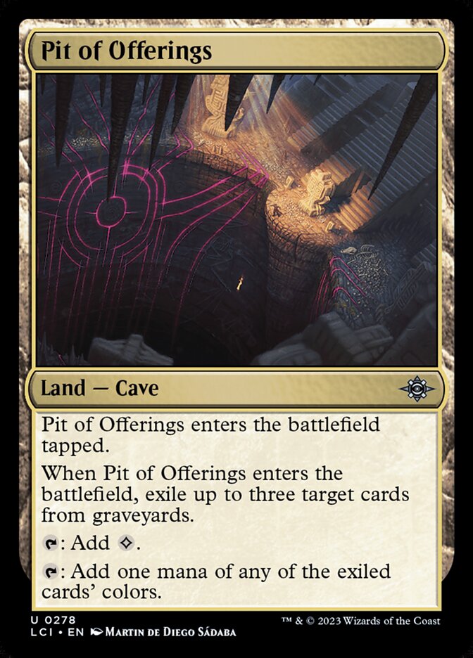 Pit of Offerings 278 (The Lost Caverns of Ixalan) 