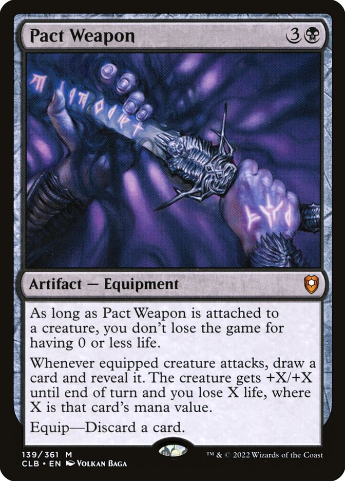 Pact Weapon 139 (Commander Legends: Battle for Baldur's Gate)  - Foil