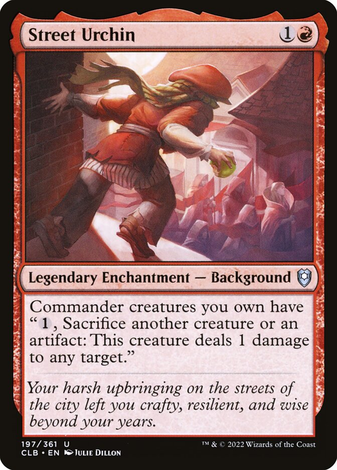 Street Urchin 197 (Commander Legends: Battle for Baldur's Gate) 