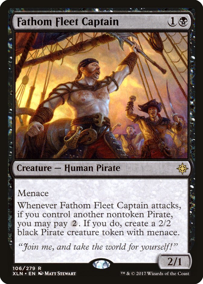 Fathom Fleet Captain 106/279 (Ixalan)  - Foil