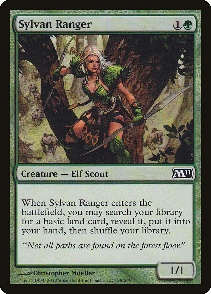 Sylvan Ranger 198/249 (Magic 2011 (M11)) 