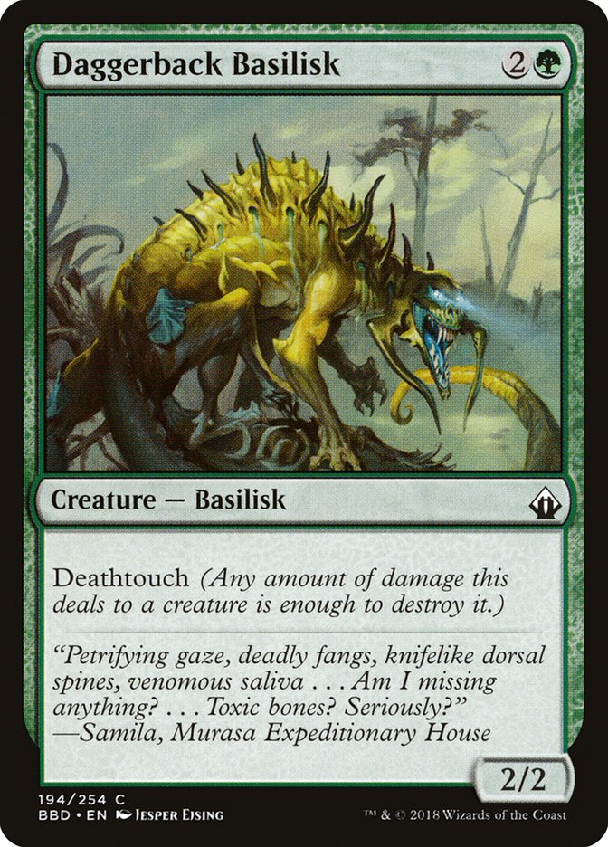 Daggerback Basilisk 194/254 (Battlebond) 