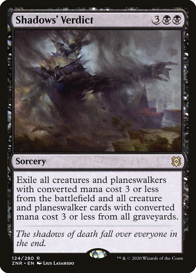 Shadows' Verdict 124/280 (Zendikar Rising) 