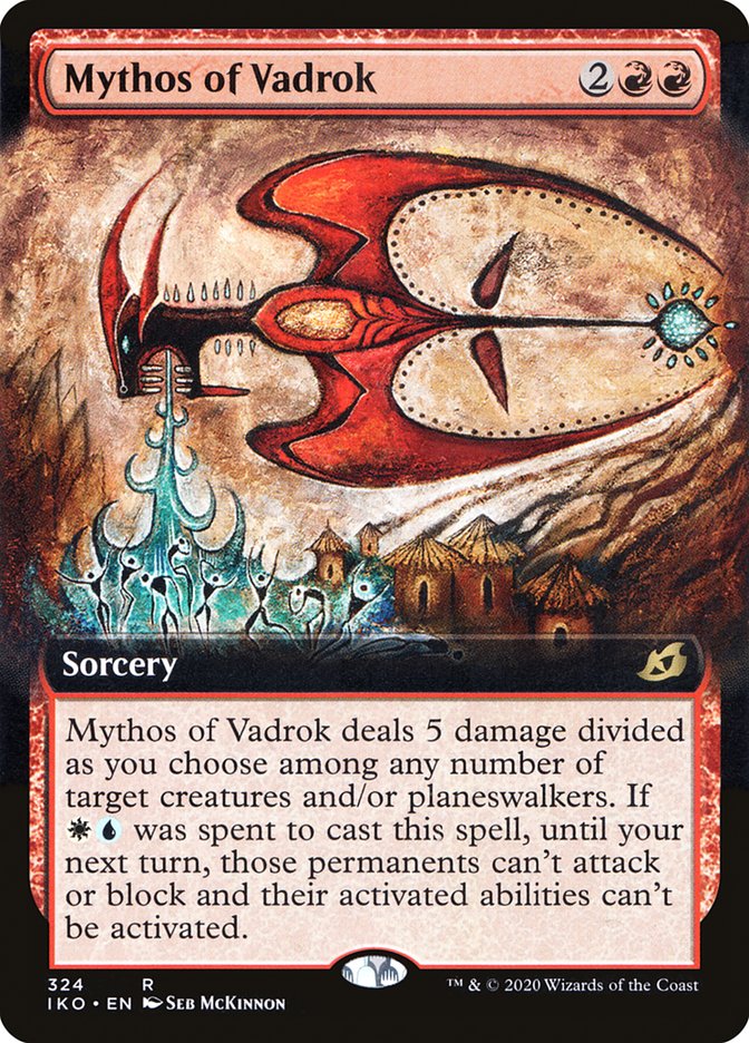 Mythos of Vadrok 324/274 (Ikoria: Lair of Behemoths)  - Extended Art Foil