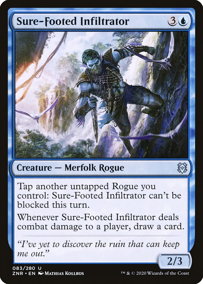 Sure-Footed Infiltrator 83/280 (Zendikar Rising) 