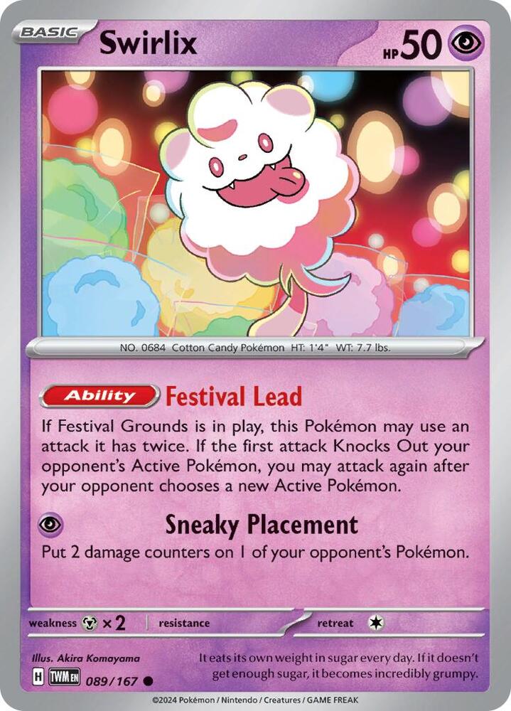Swirlix 089/167 (SV06: Twilight Masquerade) 