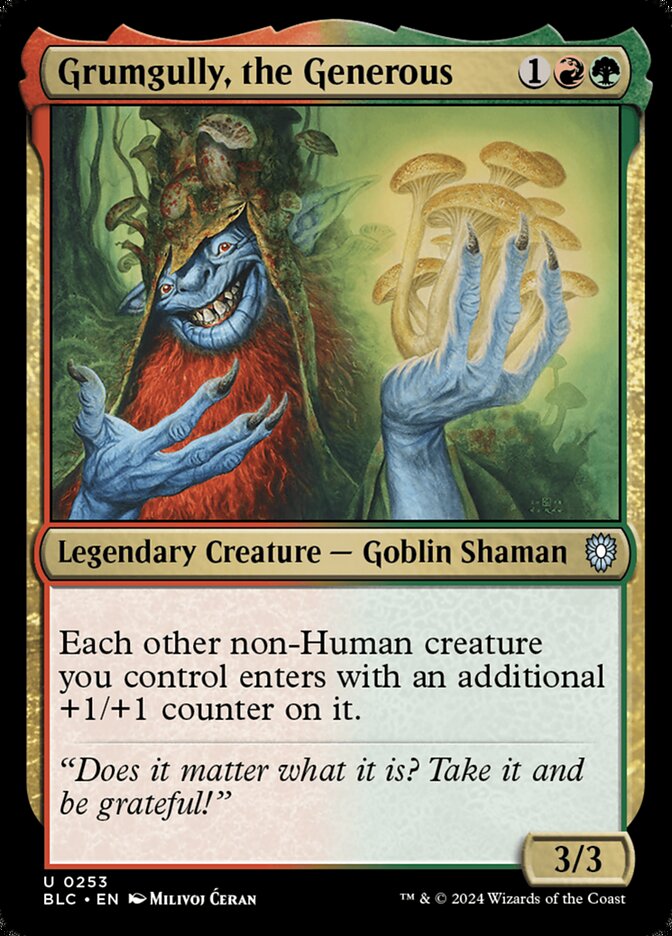 Grumgully, the Generous 253 (Commander: Bloomburrow) 