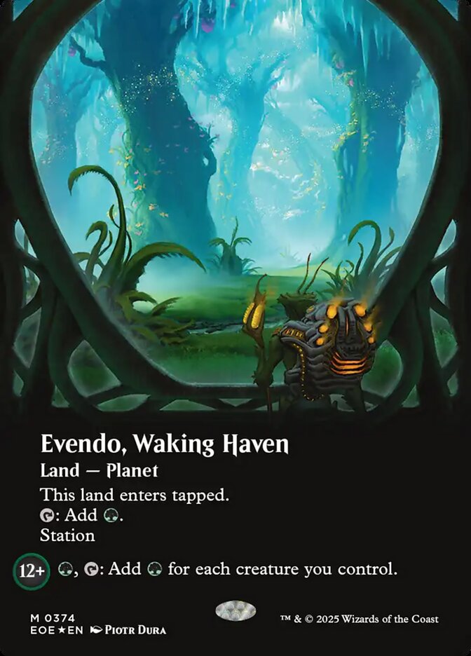 Evendo, Waking Haven 374 (Edge of Eternities)  - Borderless Foil