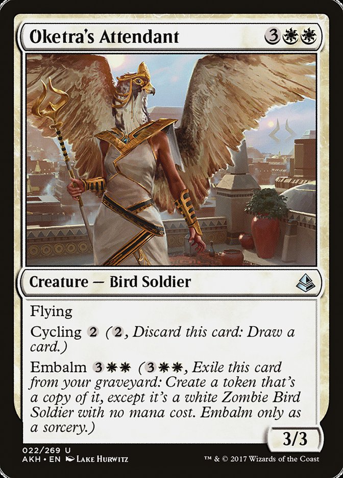 Oketra's Attendant 22 (Amonkhet)  - Foil