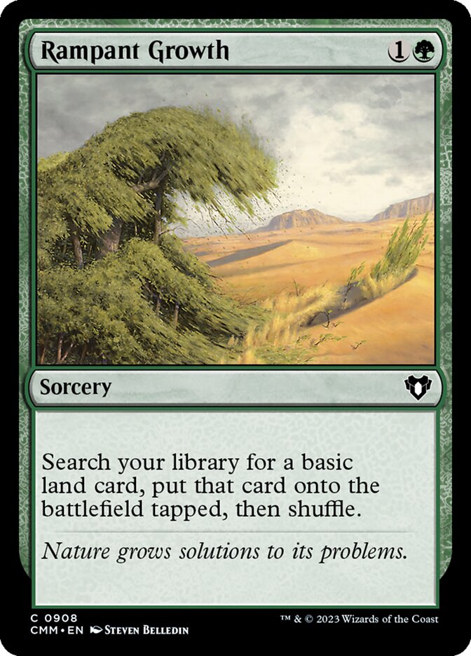 Rampant Growth 908/451 (Commander Masters) 