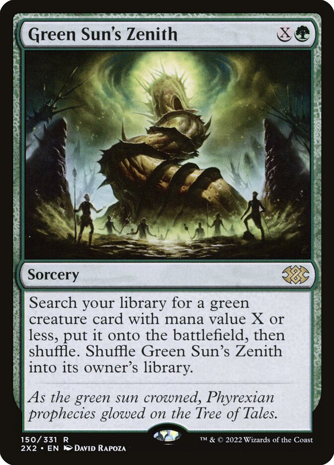 Green Sun's Zenith 150 (Double Masters 2022) 