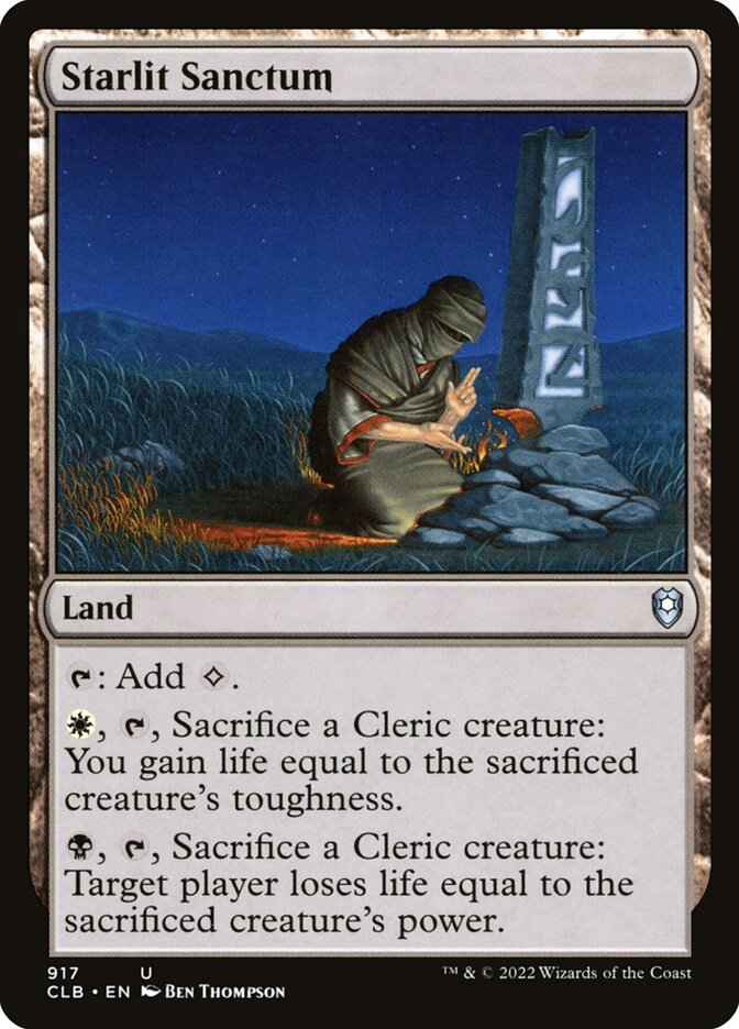 Starlit Sanctum 917 (Commander Legends: Battle for Baldur's Gate) 