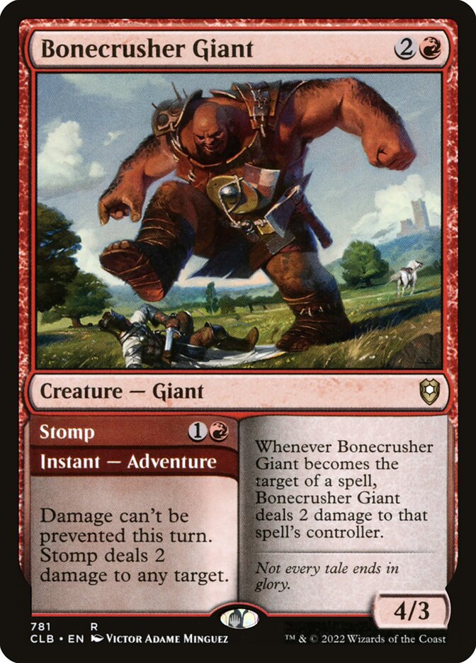 Bonecrusher Giant // Stomp 781 (Commander Legends: Battle for Baldur's Gate) 