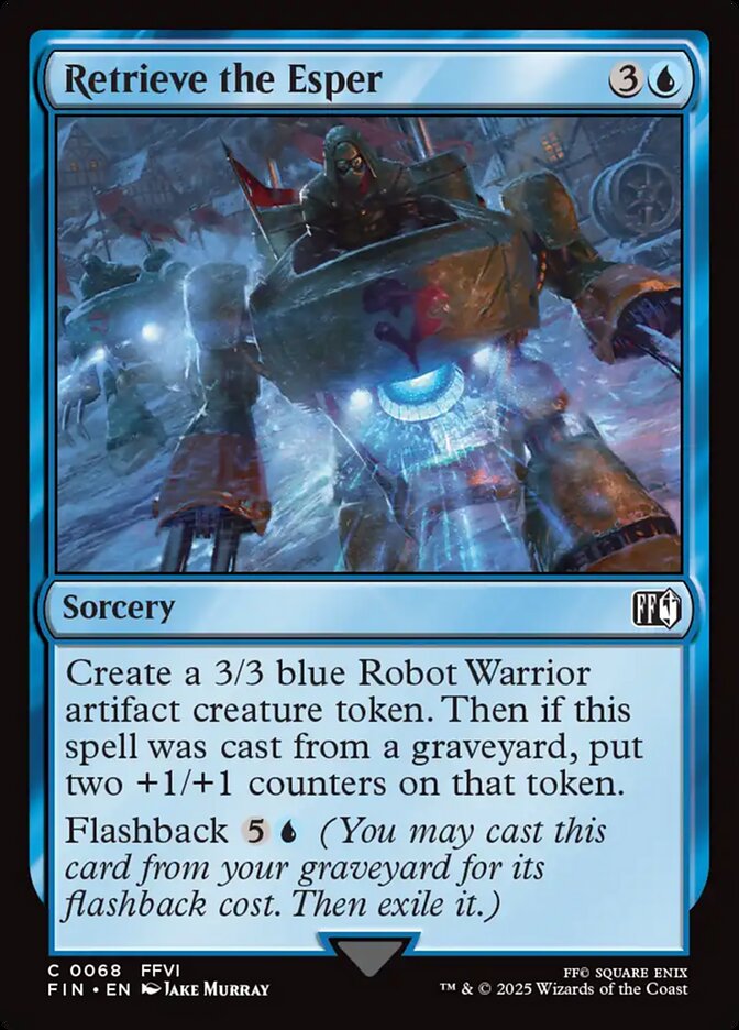 Retrieve the Esper 68/309 (FINAL FANTASY)  - Foil