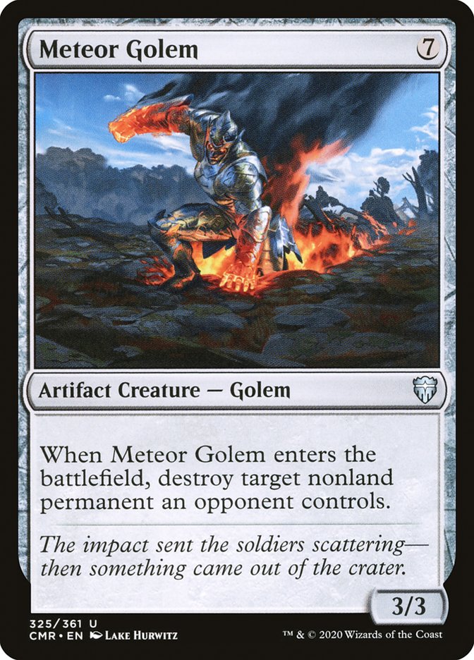 Meteor Golem 325 (Commander Legends) 
