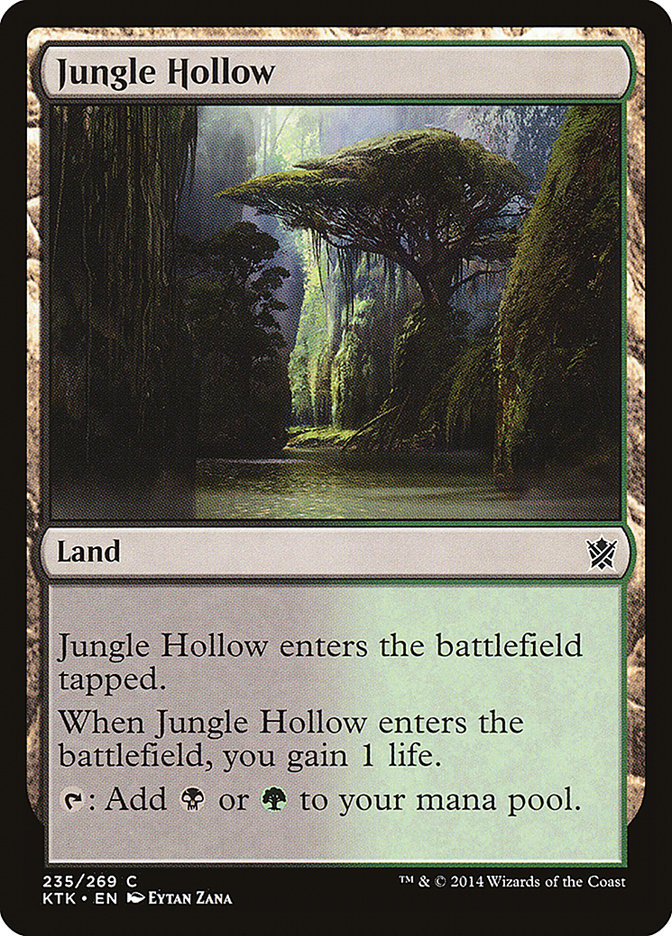 Jungle Hollow 235 (Khans of Tarkir) 