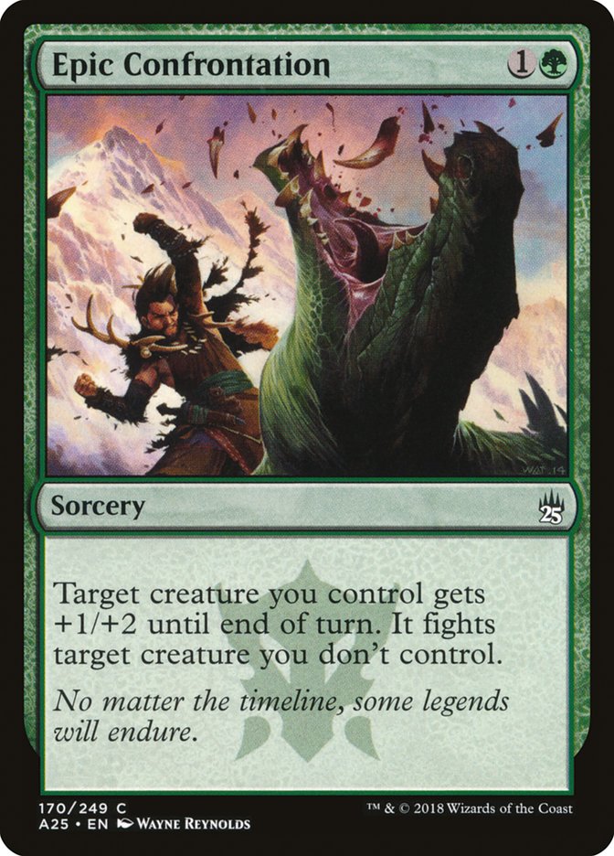 Epic Confrontation 170/249 (Masters 25) 