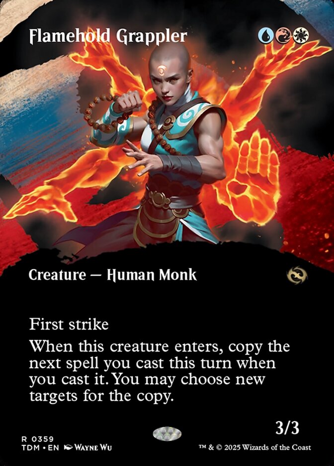 Flamehold Grappler 359 (Tarkir: Dragonstorm)  - Borderless