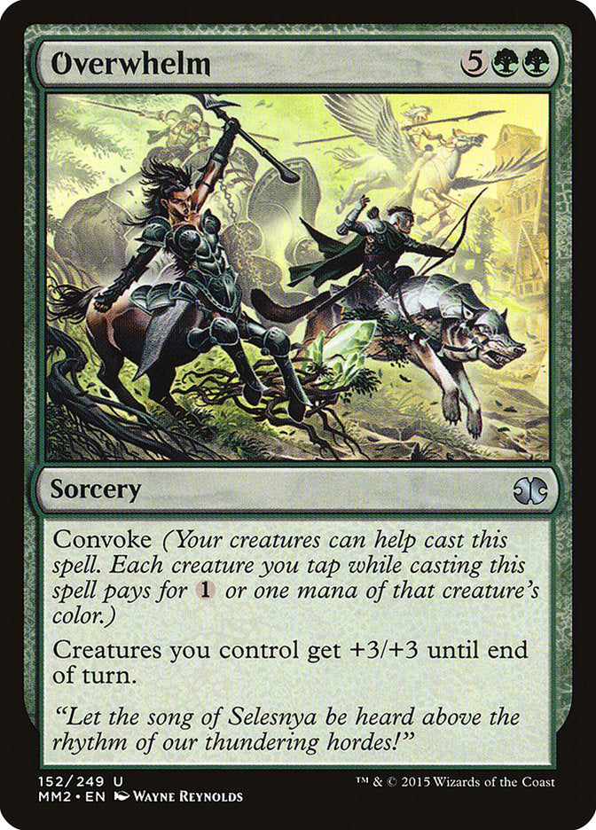 Overwhelm 152/249 (Modern Masters 2015)  - Foil
