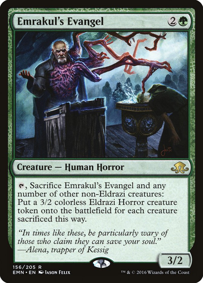 Emrakul's Evangel 156/205 (Eldritch Moon)  - Foil