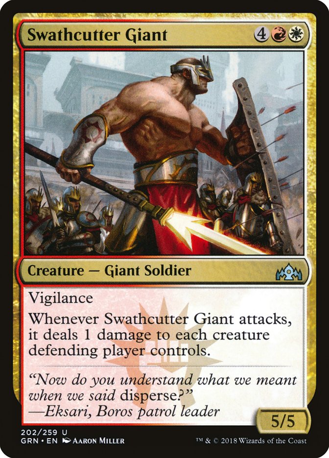 Swathcutter Giant 202/259 (Guilds of Ravnica)  - Foil