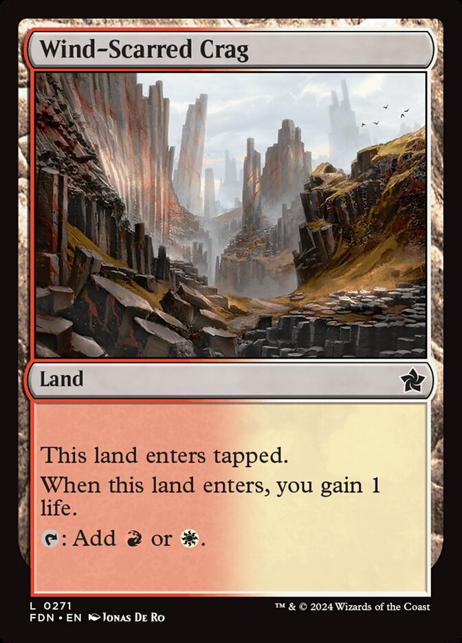 Wind-Scarred Crag 271/291 (Foundations)  - Foil
