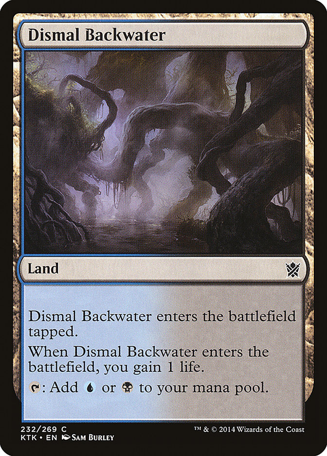 Dismal Backwater 232/269 (Khans of Tarkir) 