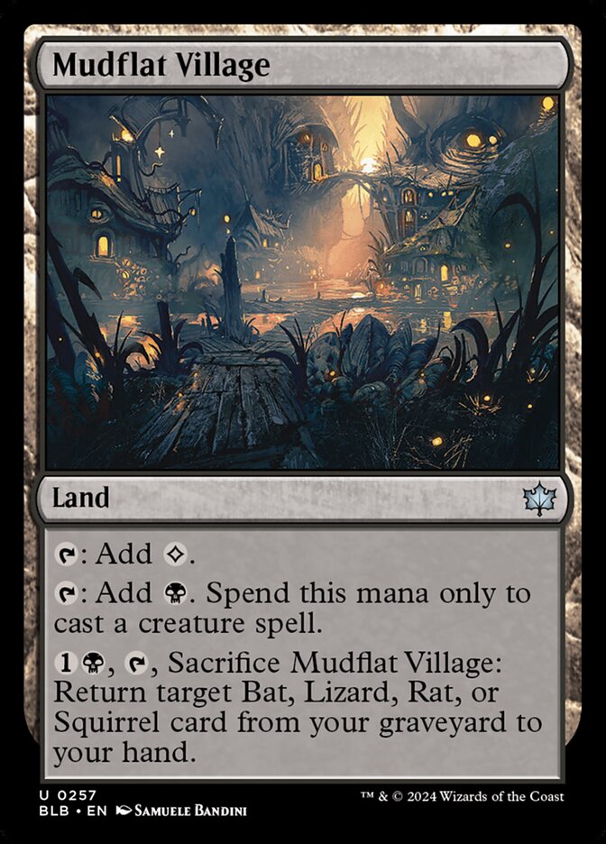 Mudflat Village 257 (Bloomburrow)  - Foil