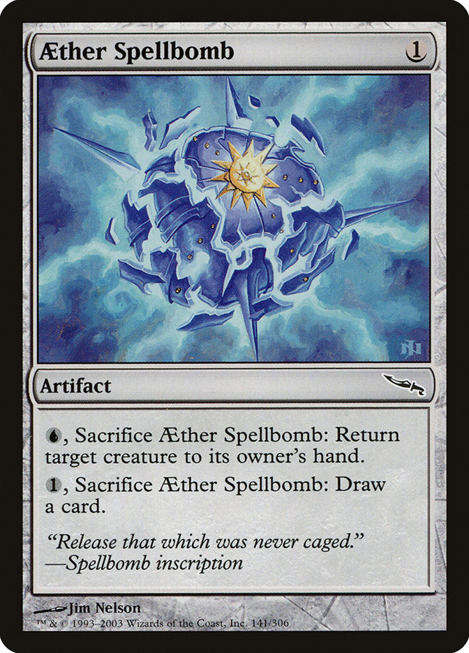 Aether Spellbomb 141 (Mirrodin)  - Foil