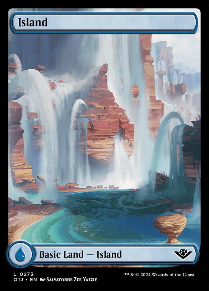 Island 273 (Outlaws of Thunder Junction)  - Full Art Foil