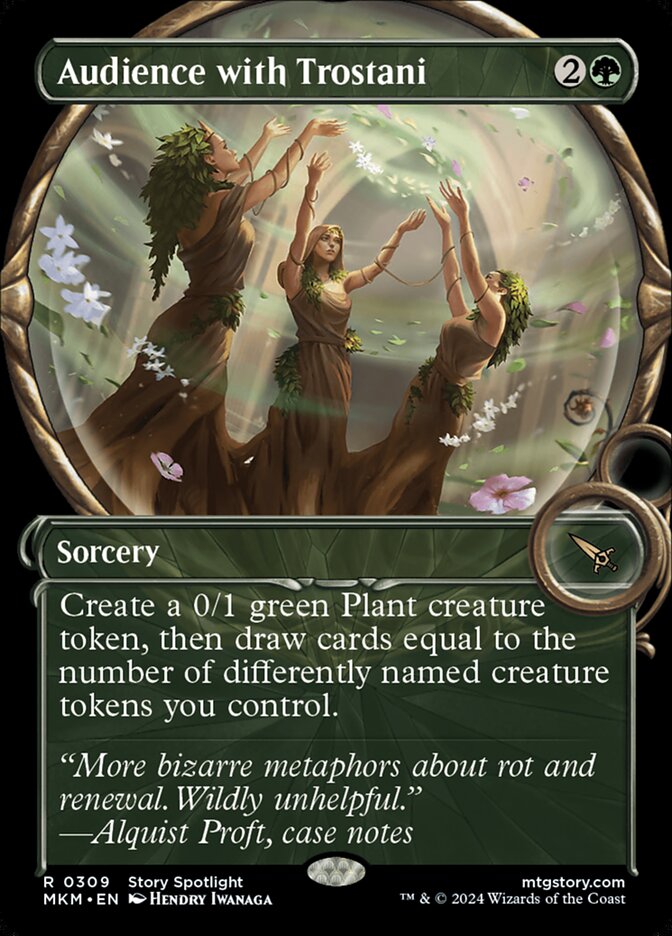Audience with Trostani 309 (Murders at Karlov Manor)  - Showcase Foil