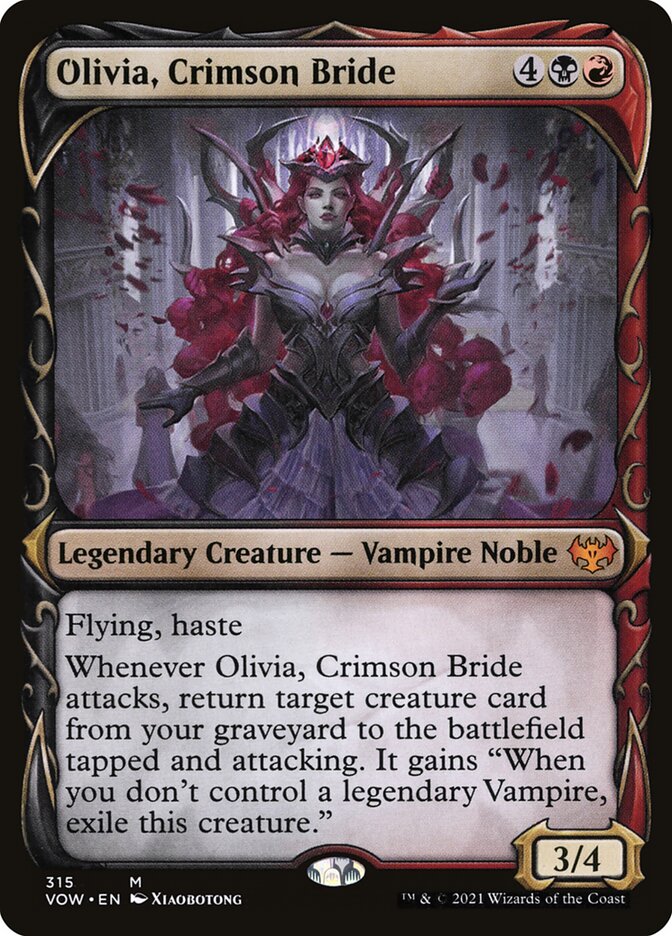 Olivia, Crimson Bride 315 (Innistrad: Crimson Vow)  - Foil