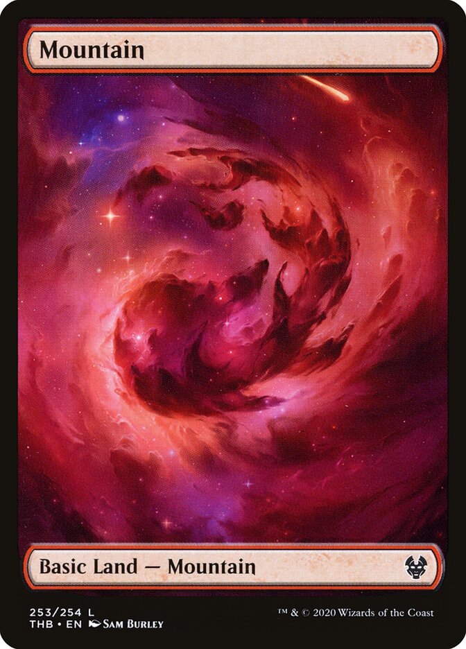 Mountain 253 (Theros Beyond Death)  - Full Art Foil