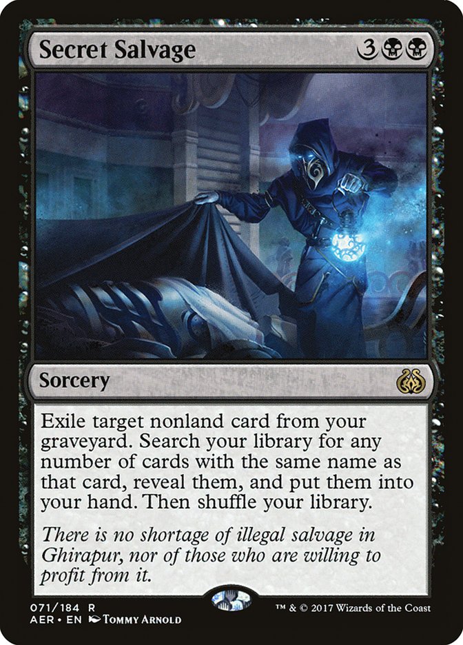 Secret Salvage 71/184 (Aether Revolt) 