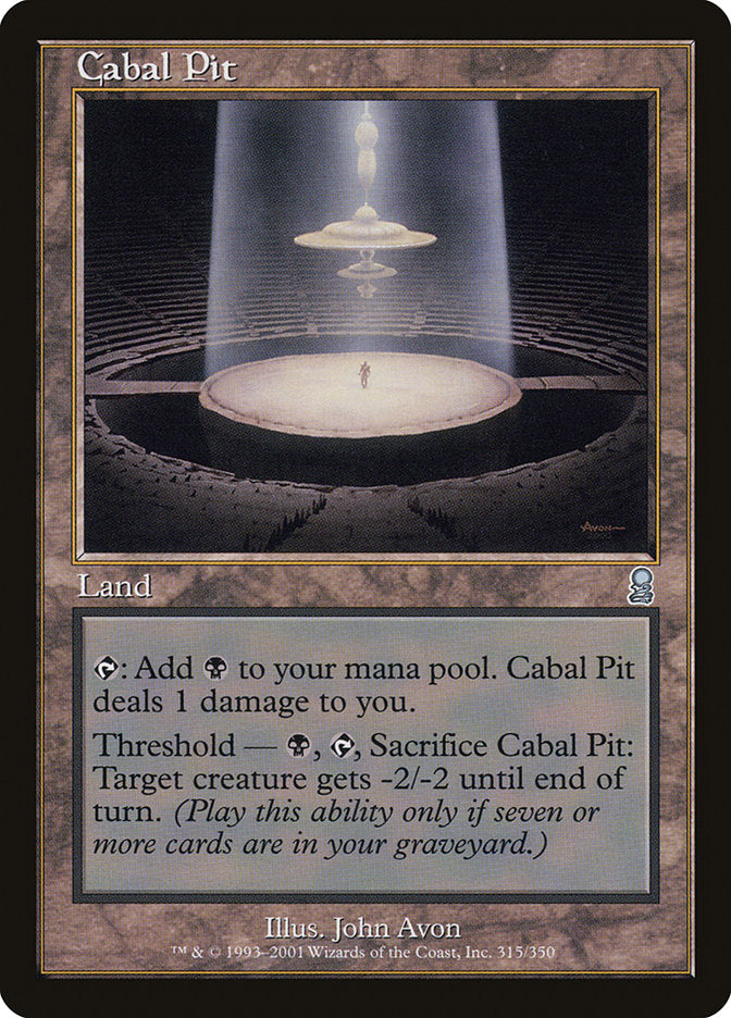 Cabal Pit 315/350 (Odyssey)  - Foil