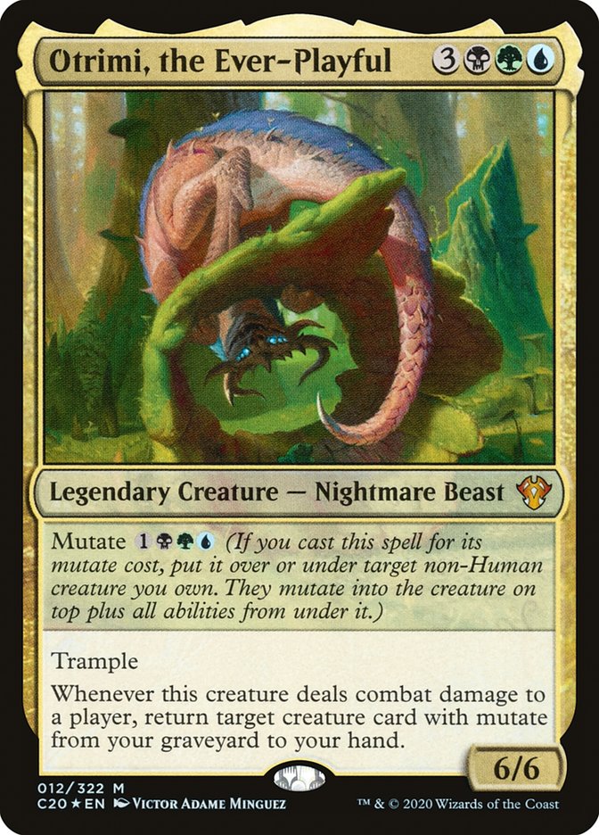 Otrimi, the Ever-Playful 12/322 (Commander 2020)  - Foil